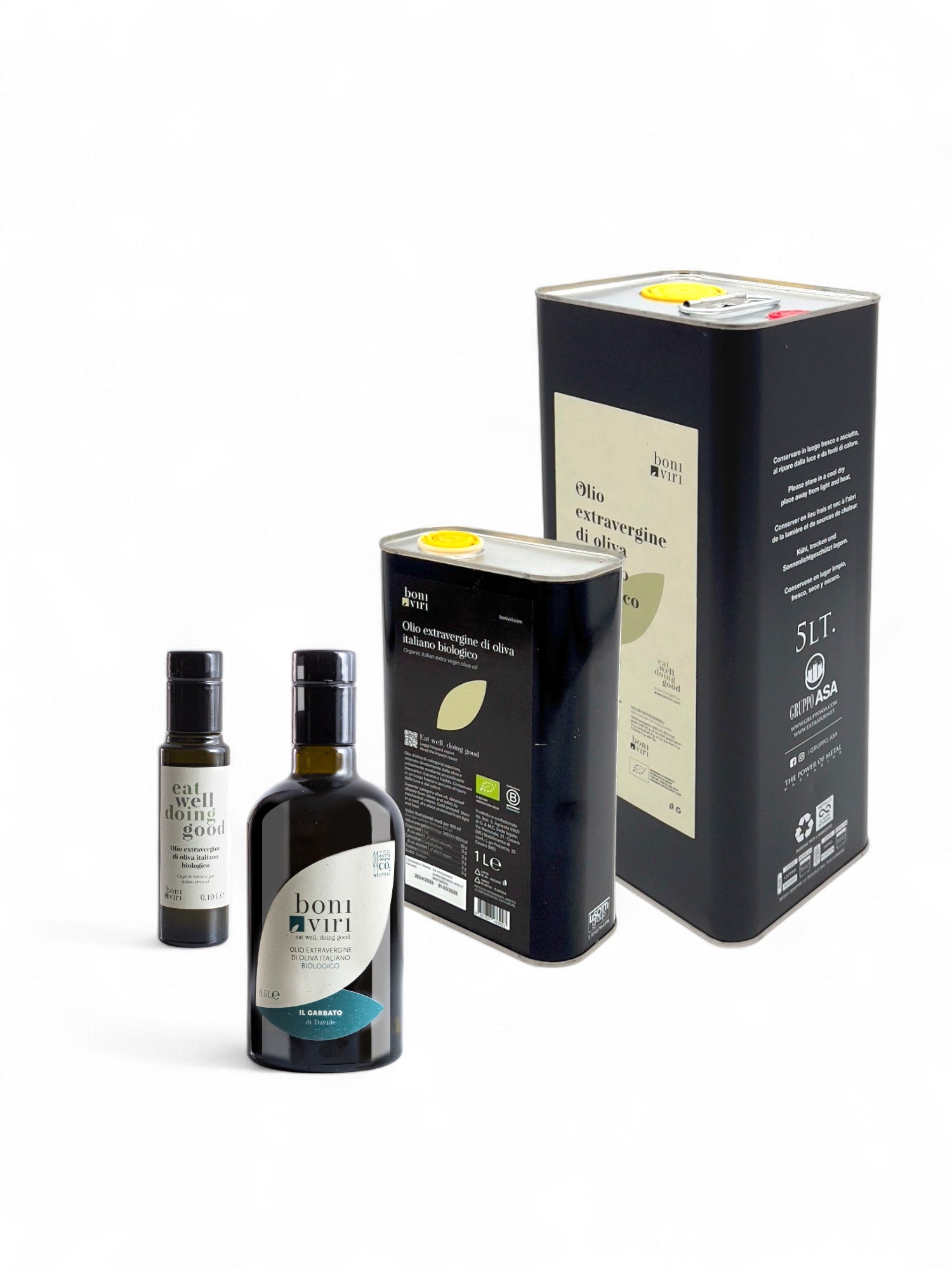 Extra virgin olive oil "Garbato" - organic Italian