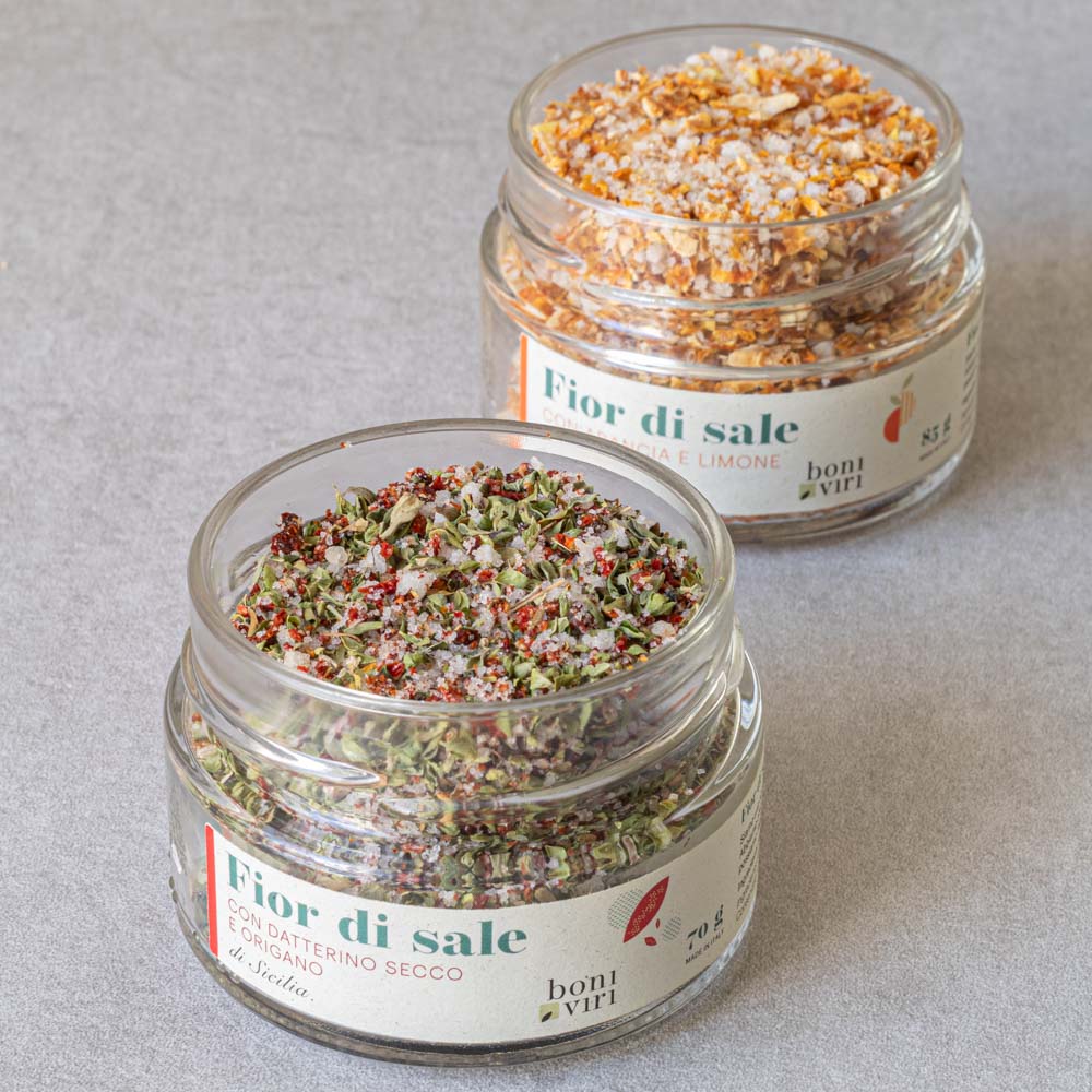 Orange and Lemon Salt Fleur de Sel