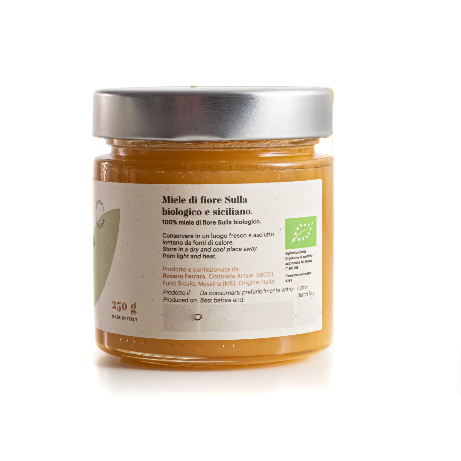 Organic Sulla Honey