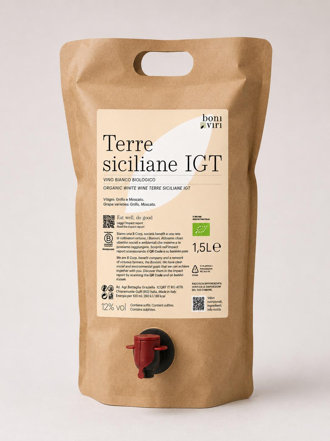 Nero d'Avola Vino Tinto Siciliano Bio