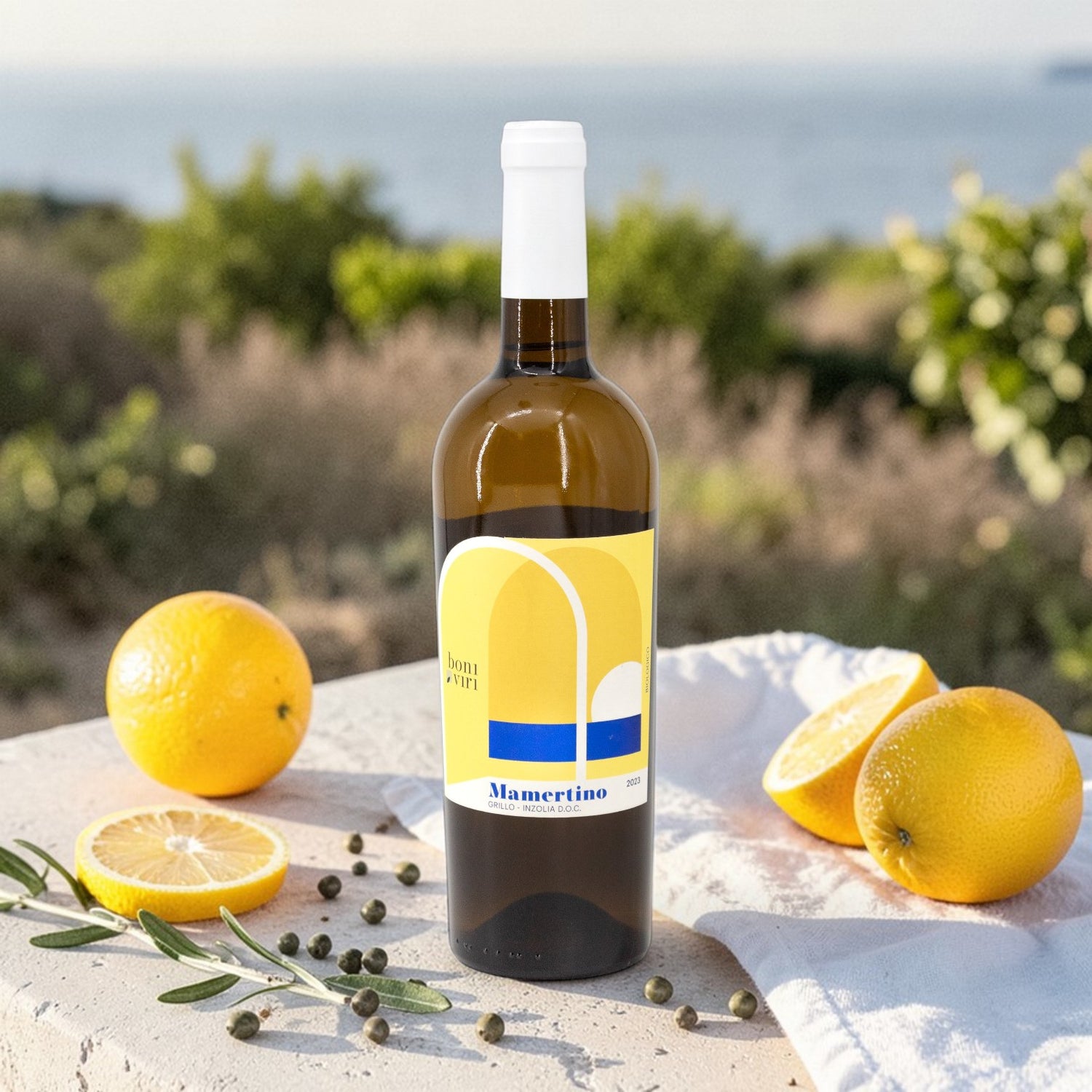 Organic Mamertino DOC Grillo-Inzolia Wine