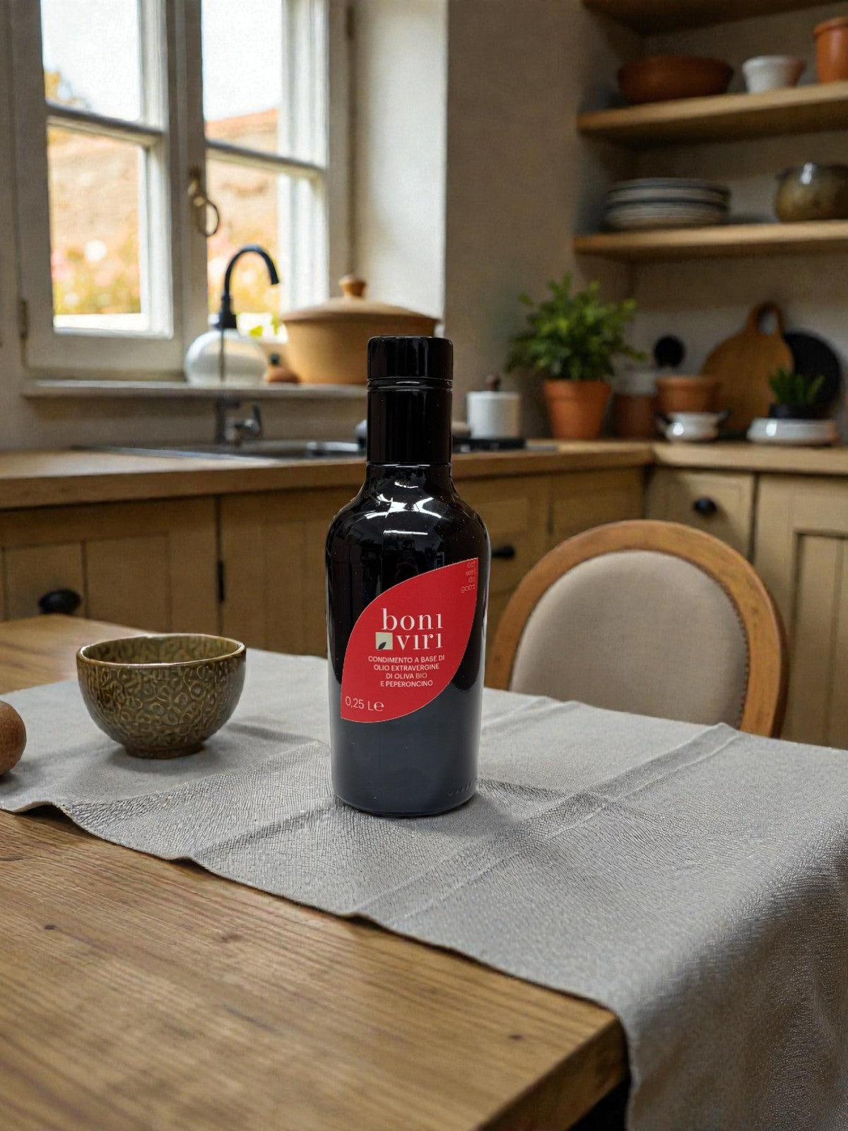 Olio EVO biologico al peperoncino 250 ml