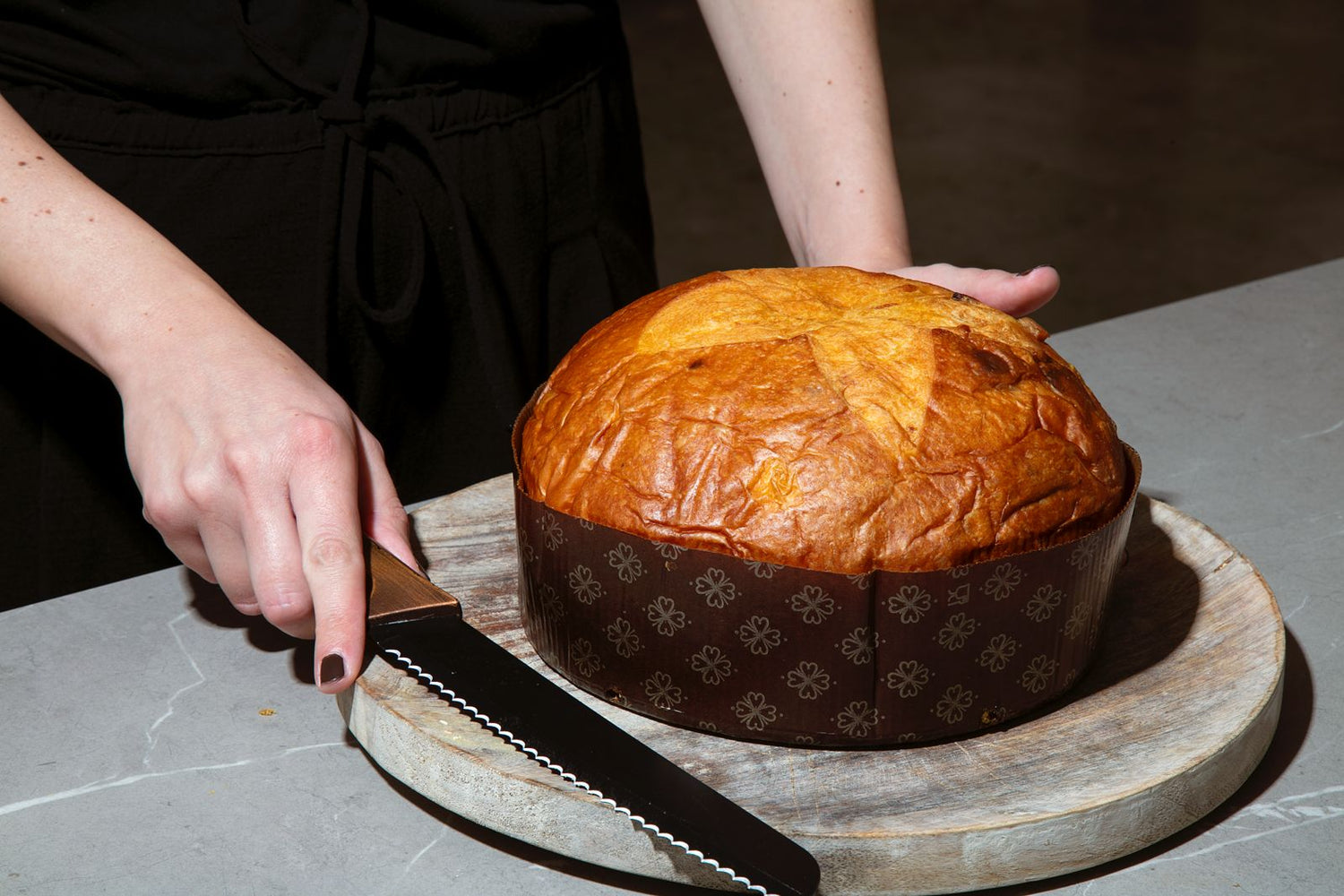 Panettone di Natale artigianale senza lattosio vegano
