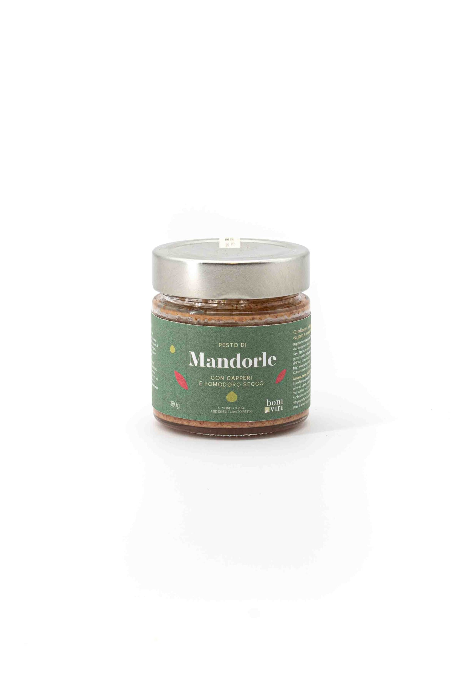 Pesto di mandorle Pizzuta con capperi e pomodoro secco