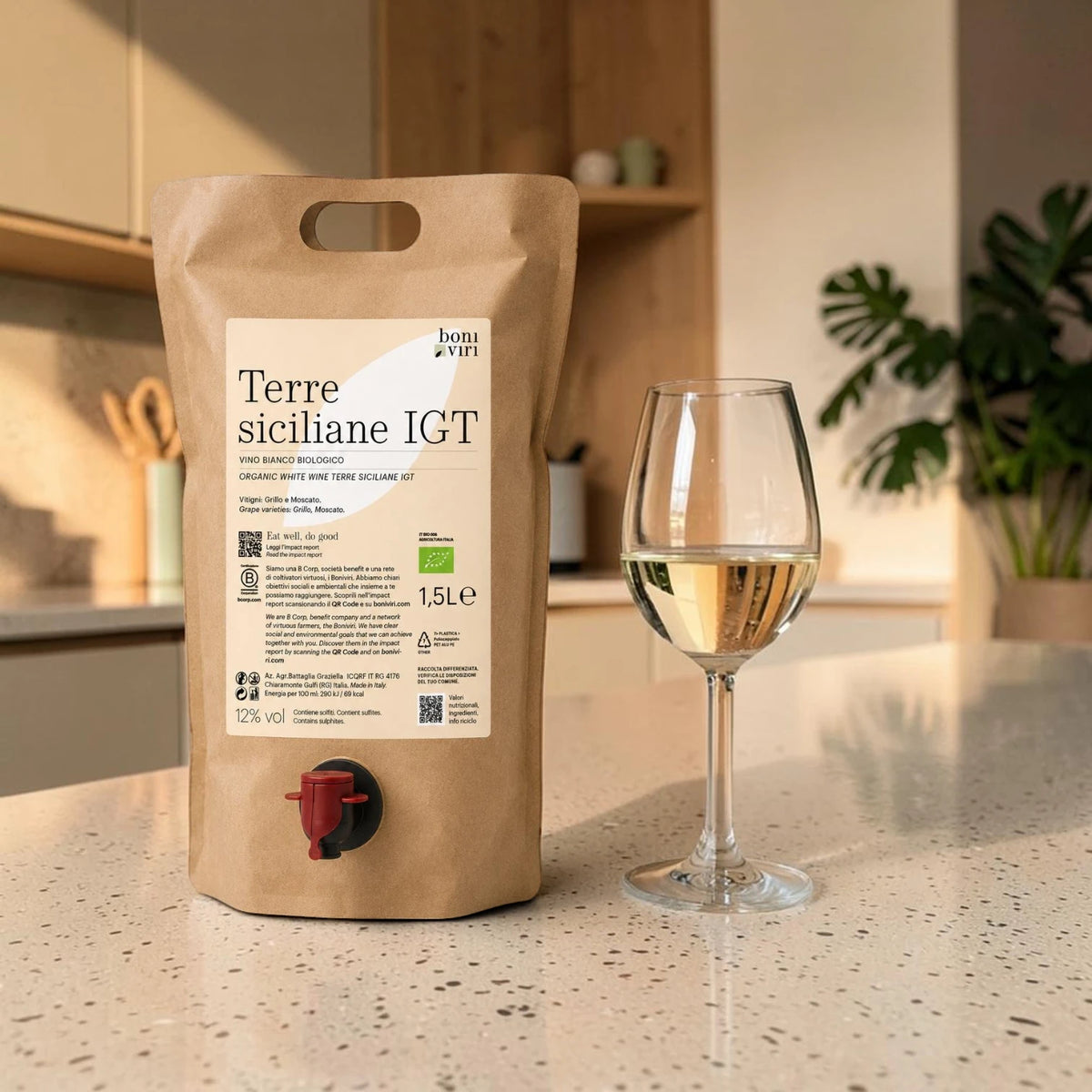 Nero d'Avola Vino Tinto Siciliano Bio