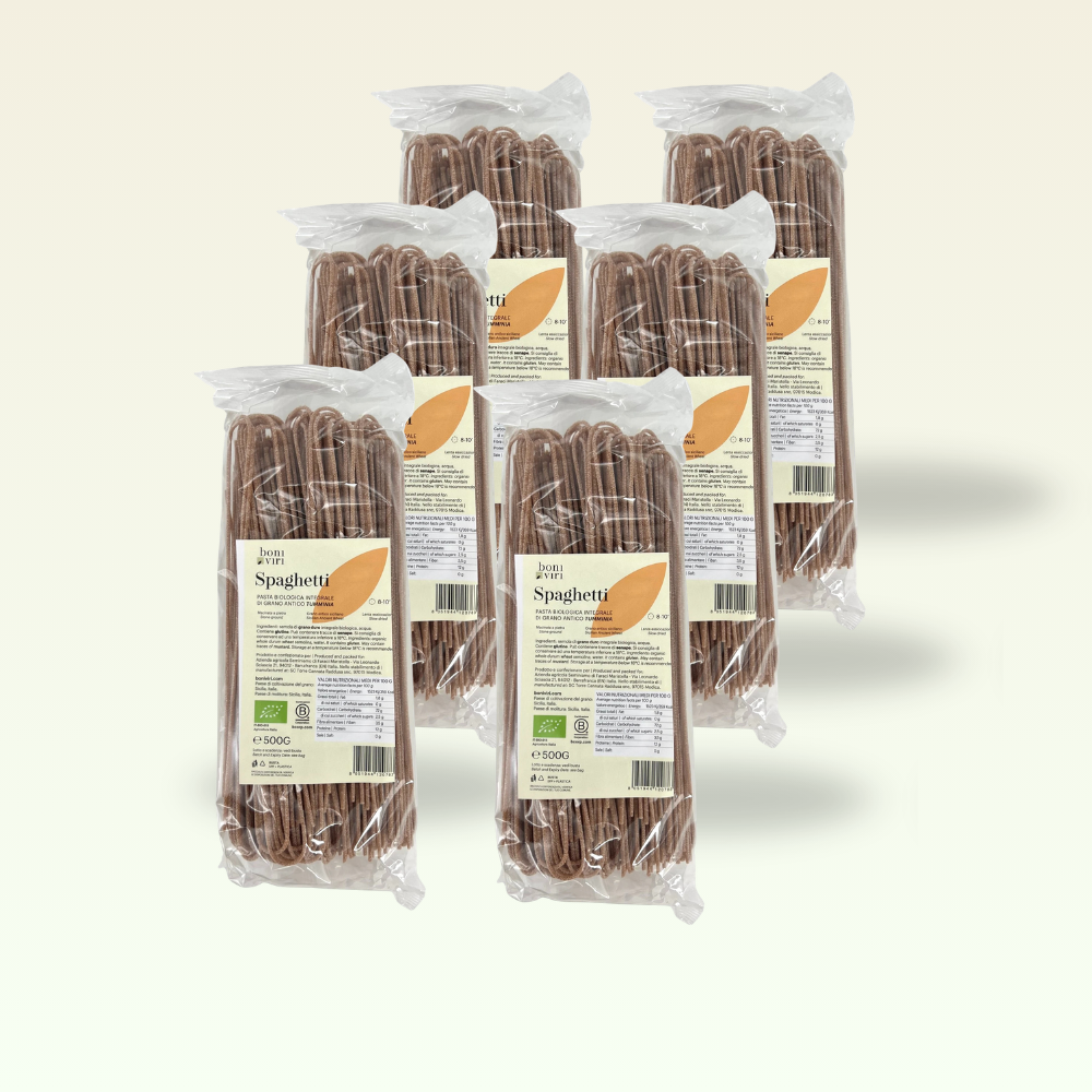 Spaghetti Pasta Integrale di Grani Antichi Tumminia Bio