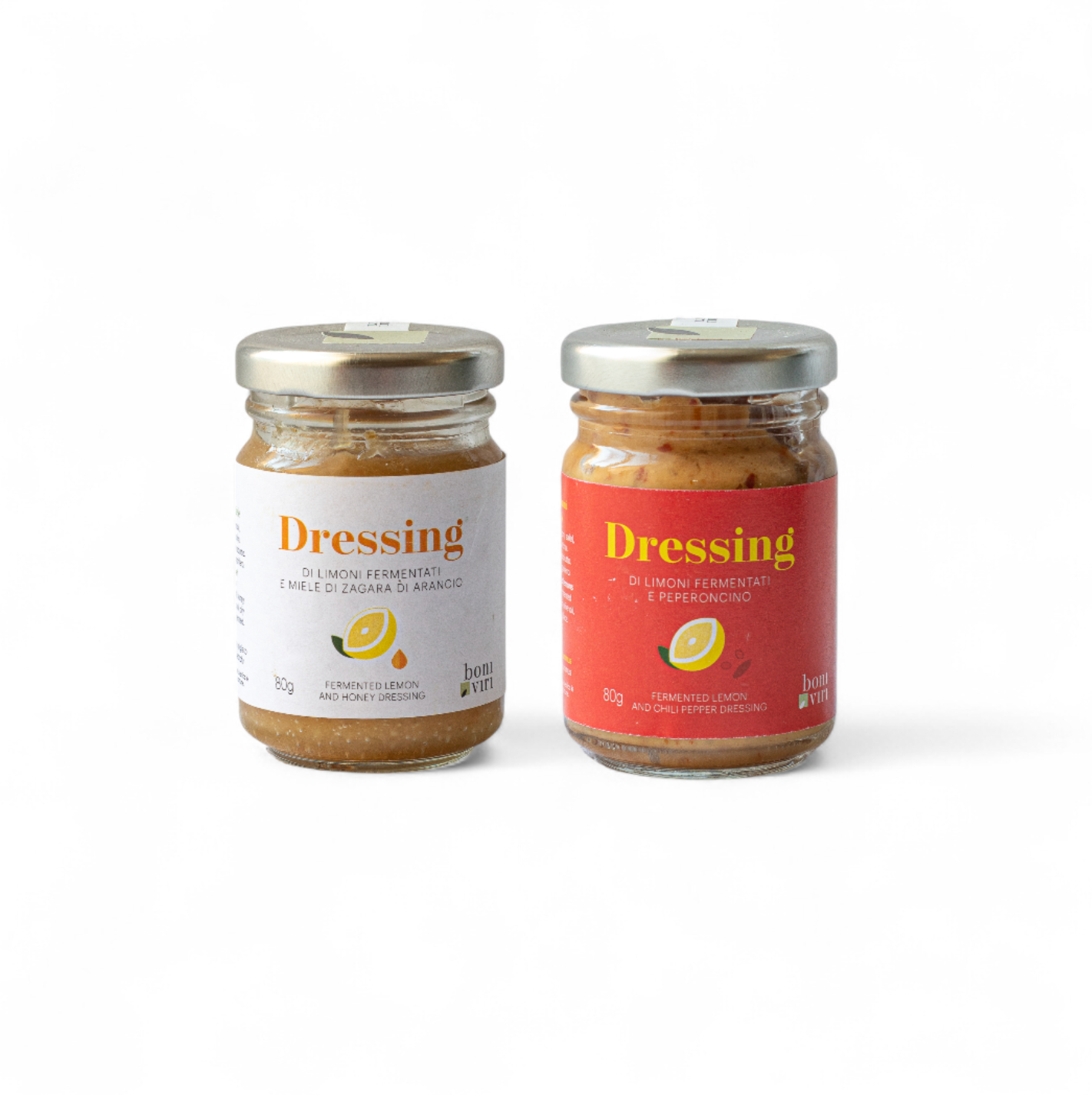 Dressing di limoni siciliani fermentati e miele di zagara di arancio